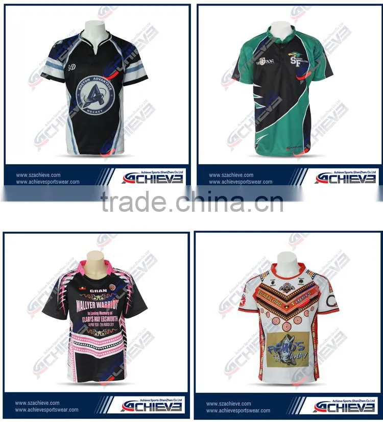 Sublimated Rugby Practice Shirts Custom Rugby Jerseys