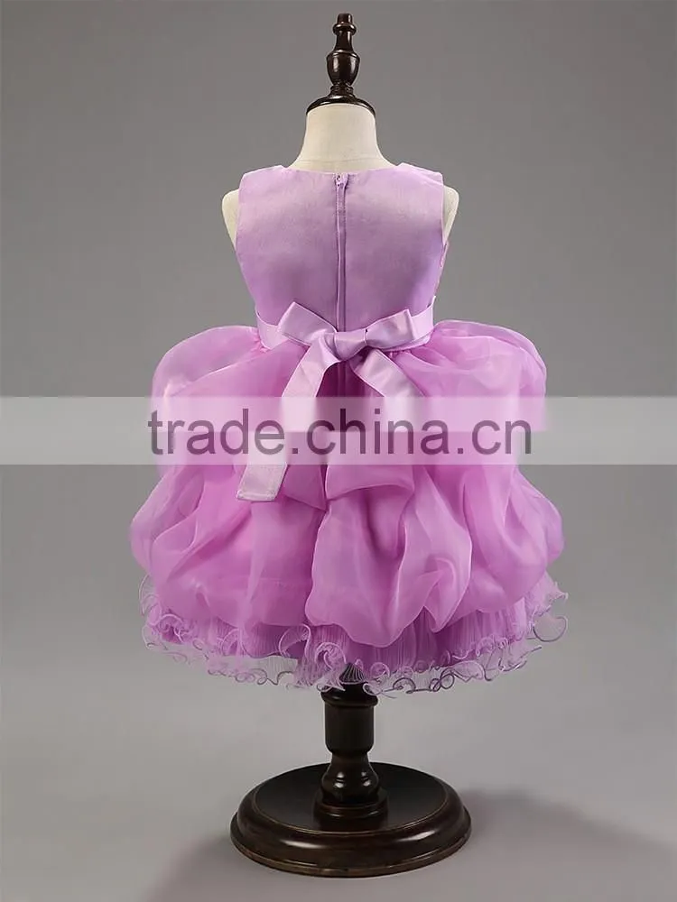 Flower baby girl wedding dress japanese hot girl dress