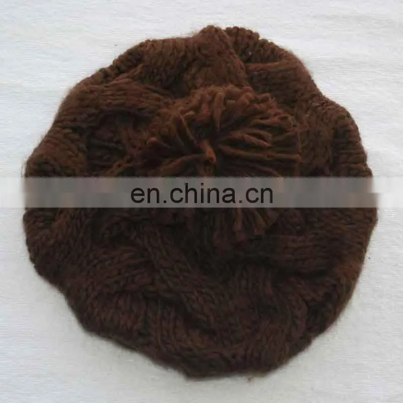 fashion laides grey knitting/beret hat