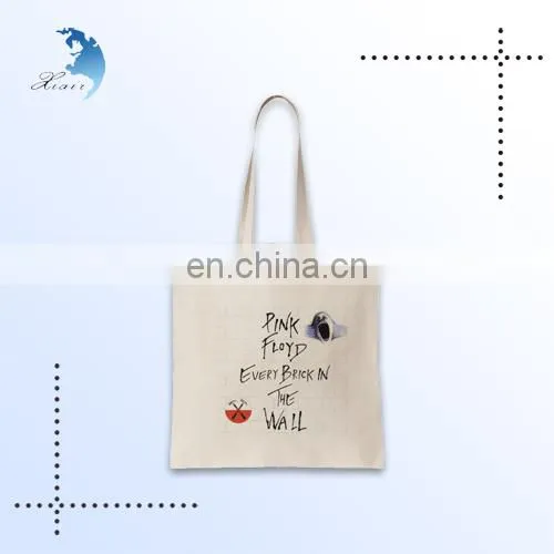 Custom logo with well designed cotton handbag textile printing cotton bag for sale