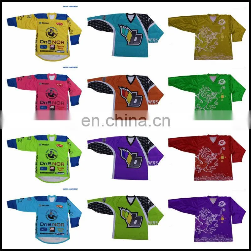 custom sublimation pullover ice hockey wear