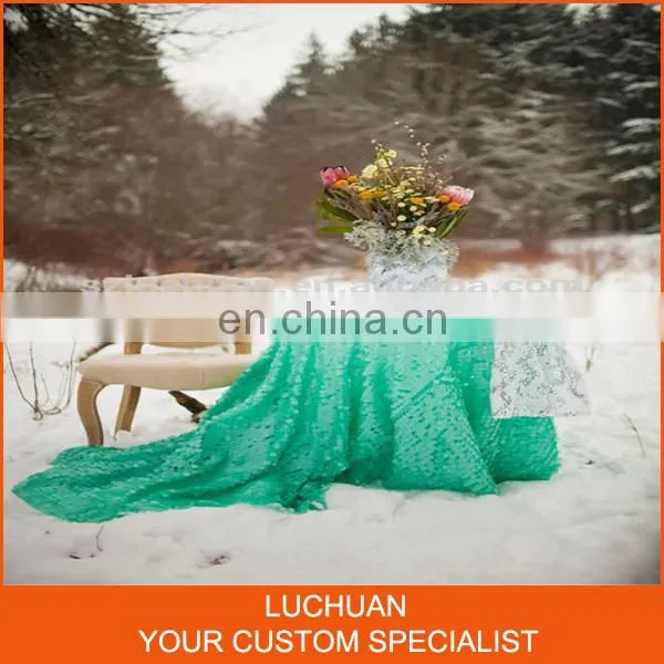 Shiny Sequins Table Decoration Round Tablecloth for Weddings