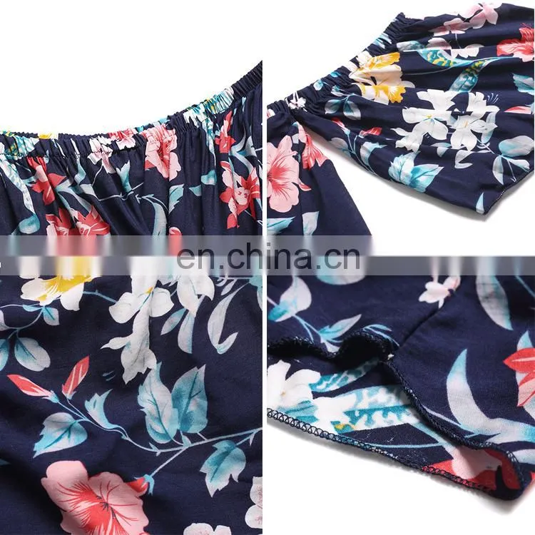 2018 Ladies wholesale printing floral sexy hot tops