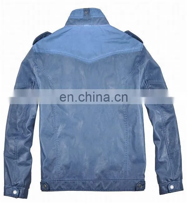 2017 high quality men leather jacket price