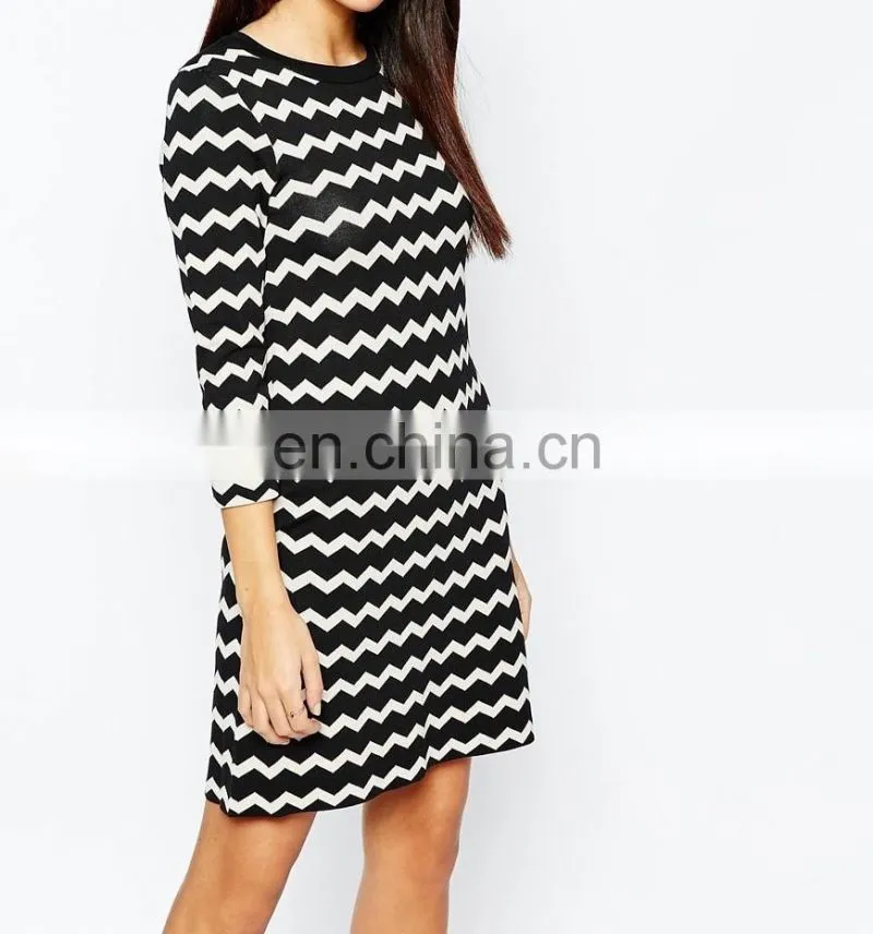 2016 most popular latest sexy nighty stripe dress picture