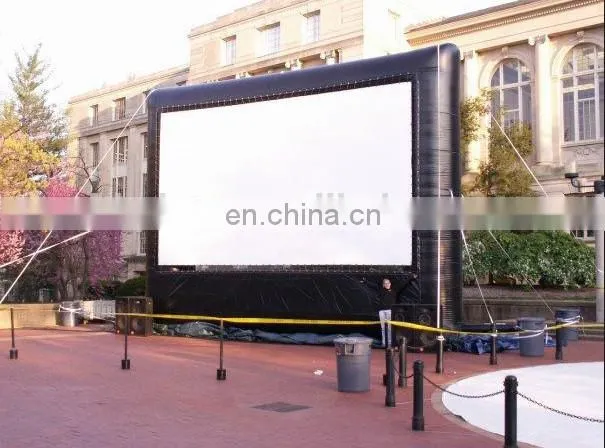 Outdoor heavy duty Event Inflatable Screen Stand Movie Screen for sale