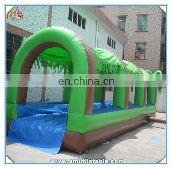 Funny cheap giant inflatable water slide, inflatable double lane slip slide,inflatable slip n slide for adult