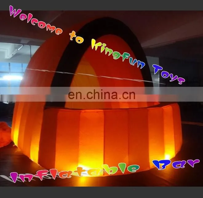 White inflatable divider wall