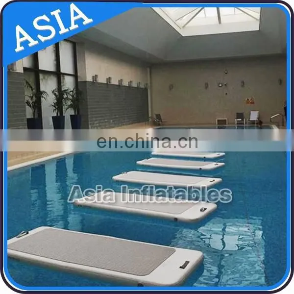 Drop stitch floating water mat / Inflatable yoga mat on water