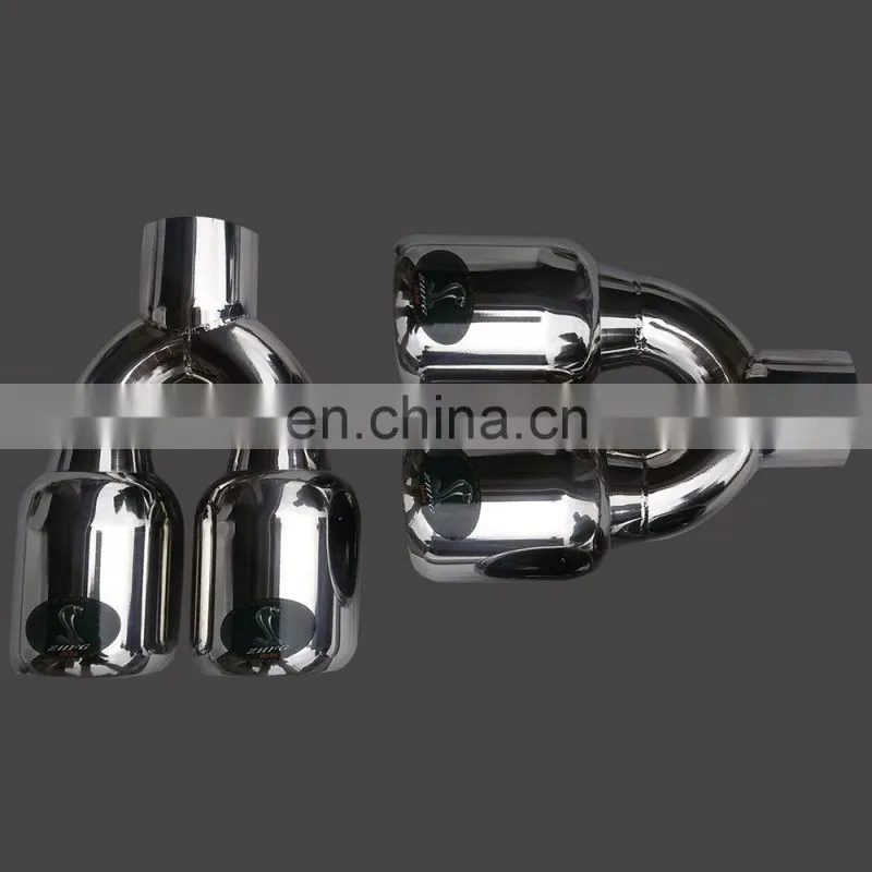 Stainless Steel Brushed Finish Dual Exhaust Tips