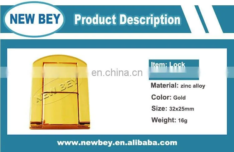China Products Small Golden Decorative Jewelry Case Lock