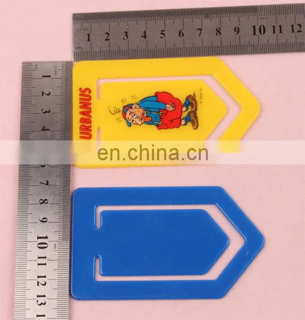 BSCI hot selling plastic advertising paper clips