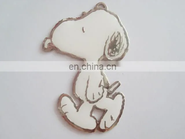 Hot selling custom metal label tag for keychain parts