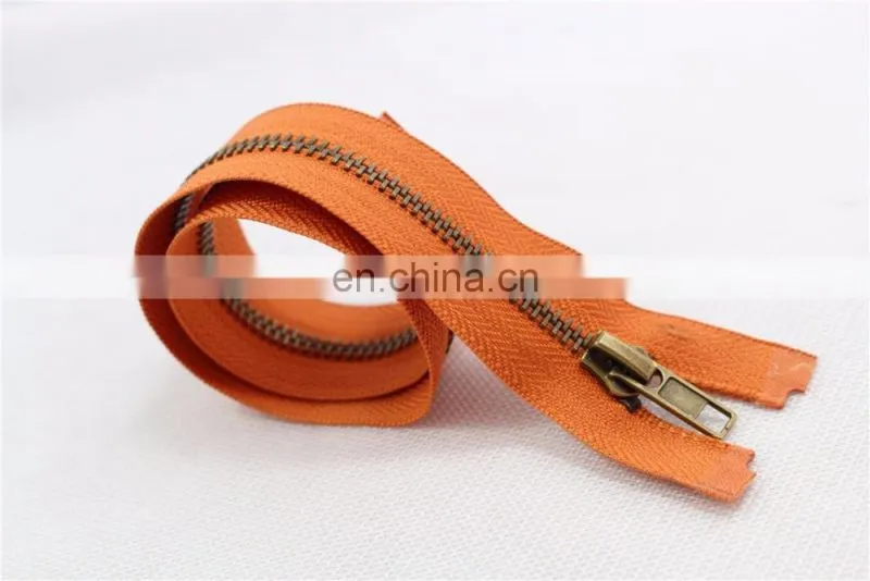 6 Colors Available,Close-open Metal Zippers With Pearl Slider, Multi-color #5 Zippers For DIY Sewing