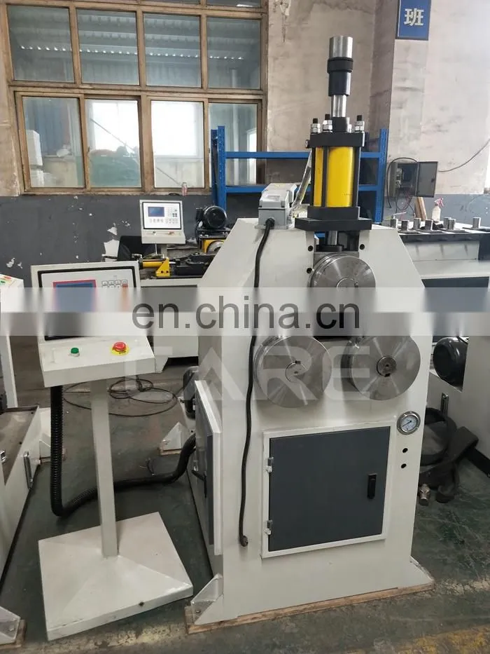 Vertical type hydraulic 3 roll tube bending machine for big radius