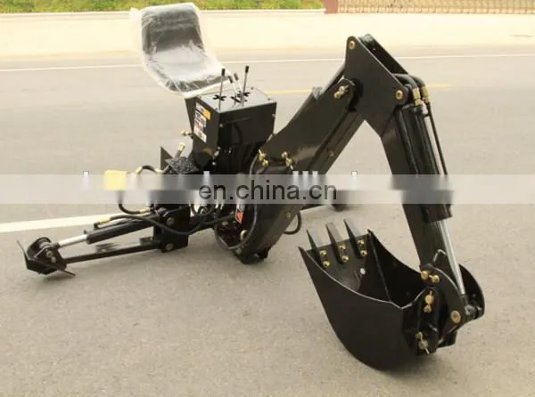 agriculture machinery LW-8 20-90hp Towable backhoe excavator bucket backhoe