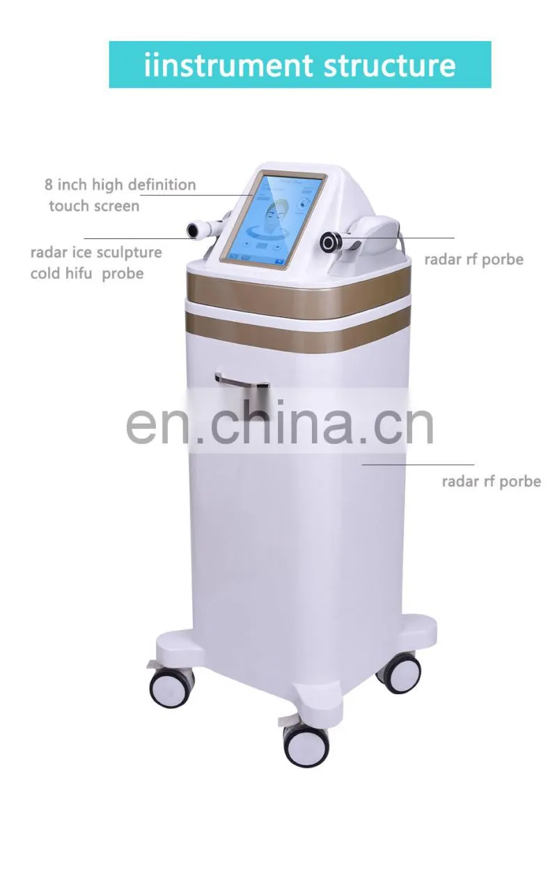 Radar line carve V-Max 3.0mm 4.5mm Cartridge unlimited shot ultrasound wrinkle removal face lift machine