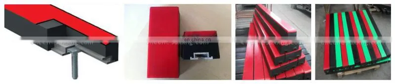 specialized impact bar/impact bed with pu bars/(1524mmx100mmx75mm) conveyor impact bar
