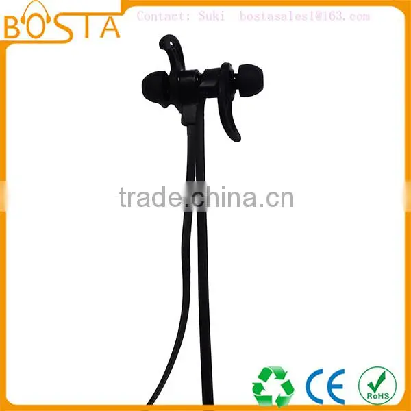 Stereo fashion hot selling low cost high quality BQB magnetic bluetooth eaprhones