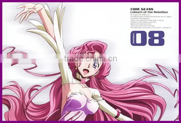 long pink curly beauty Code Geass Euphemia li Britannia Cosplay Wig