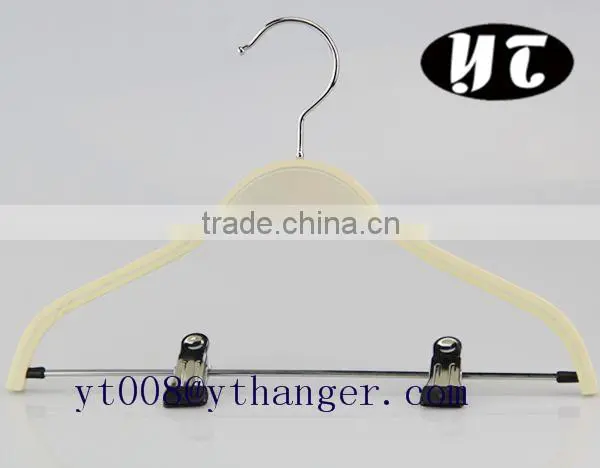 beauty and practical shop display laminated hanger with bar