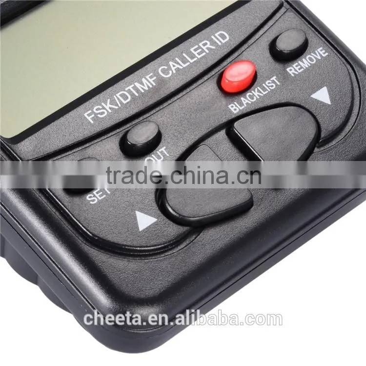 Telephone call blocker with two lines for US
