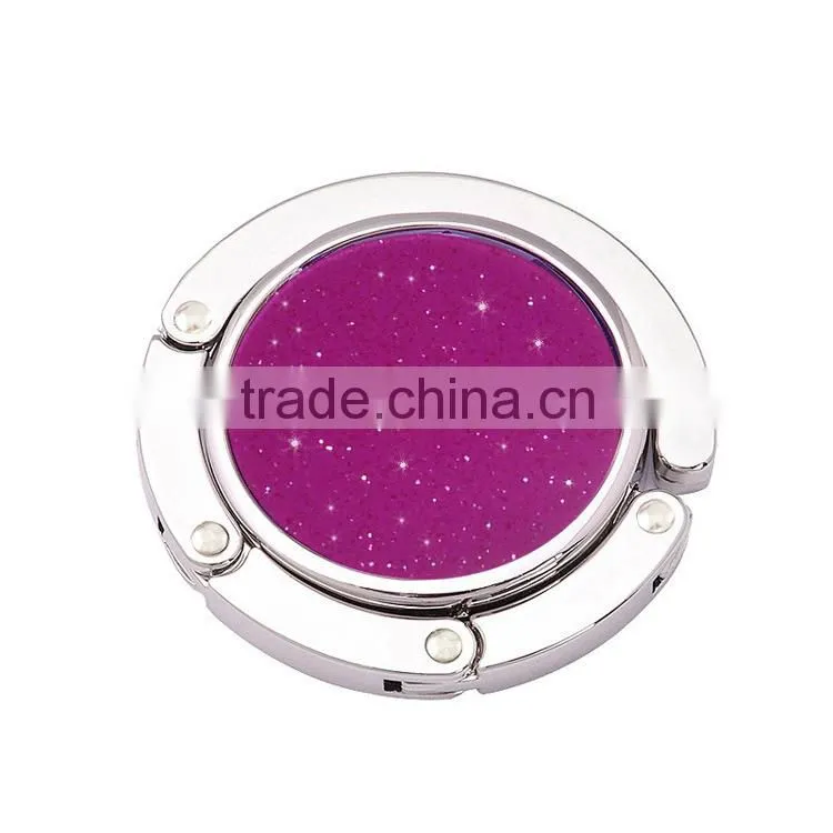 Hot Sale Bag Holder Hook / Purse Hanger With Glitter For Gift