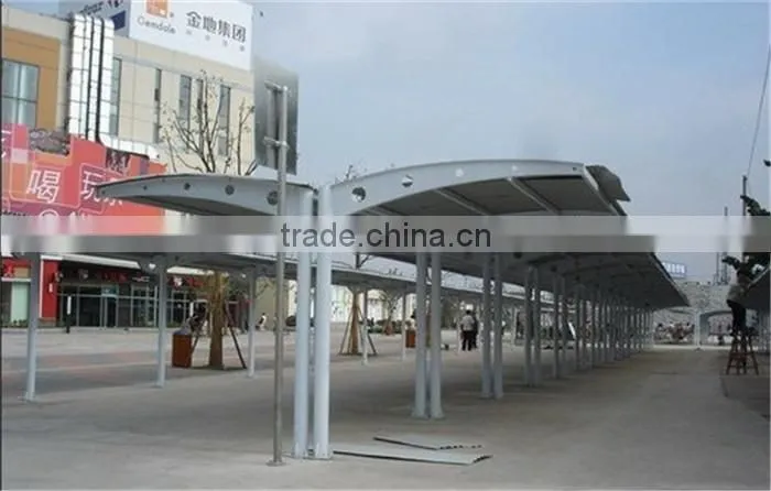 Long span stainless steel metal structure garage shed