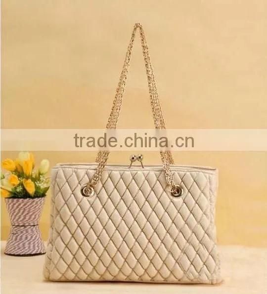 New fashion striping ladies handbag , elegant women's handbags