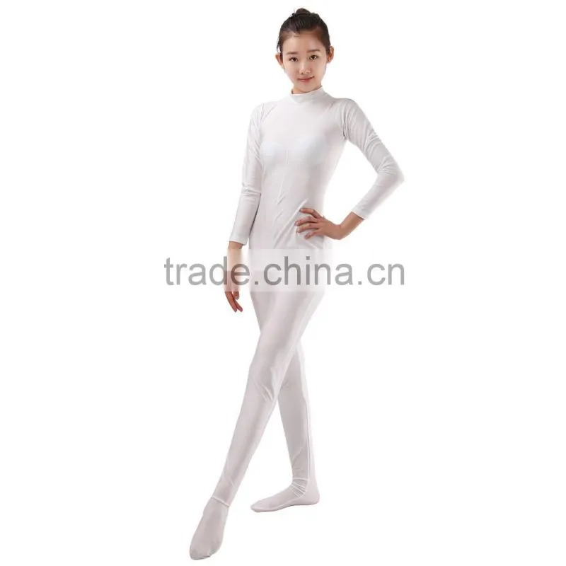 Purple Dance Unitard, Spandex Ballet Unitard