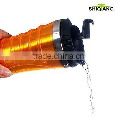 450ml stainless steel leakproof thermal mug with plastic cover