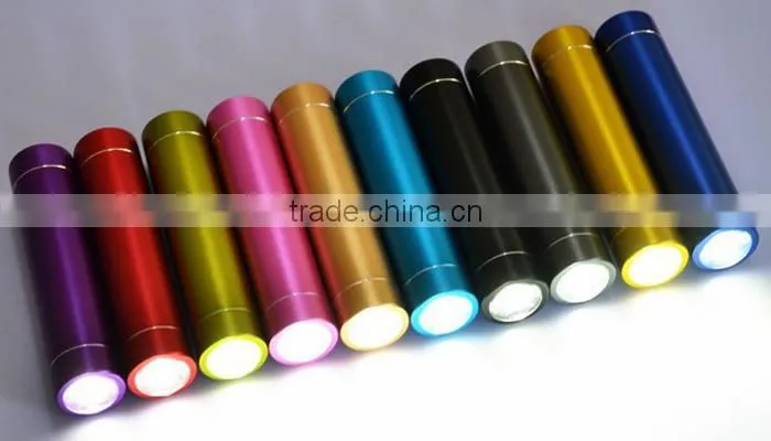 2600mAh Portable power bank with Led travel charger