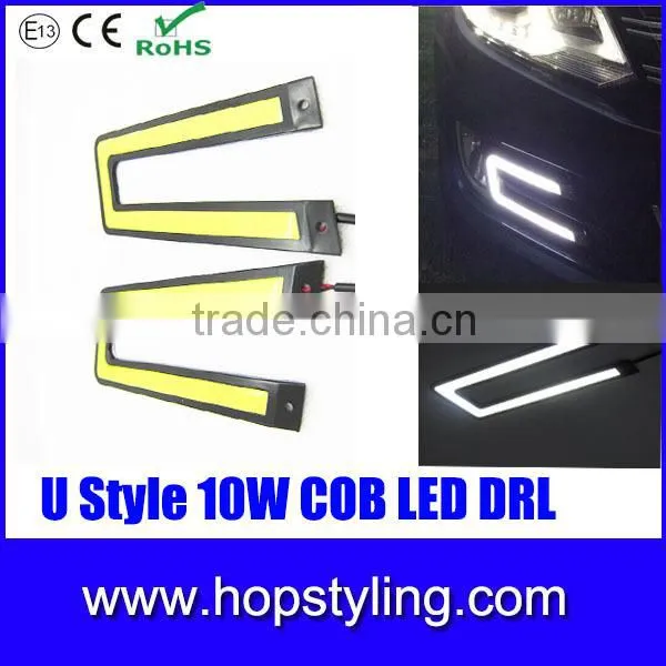 Hot seller 10W*2 PCS high power led drl,flexible led drl/ daytime running light