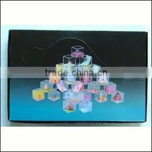 Plastic sliding jigsaw puzzle for intelligence development and fun