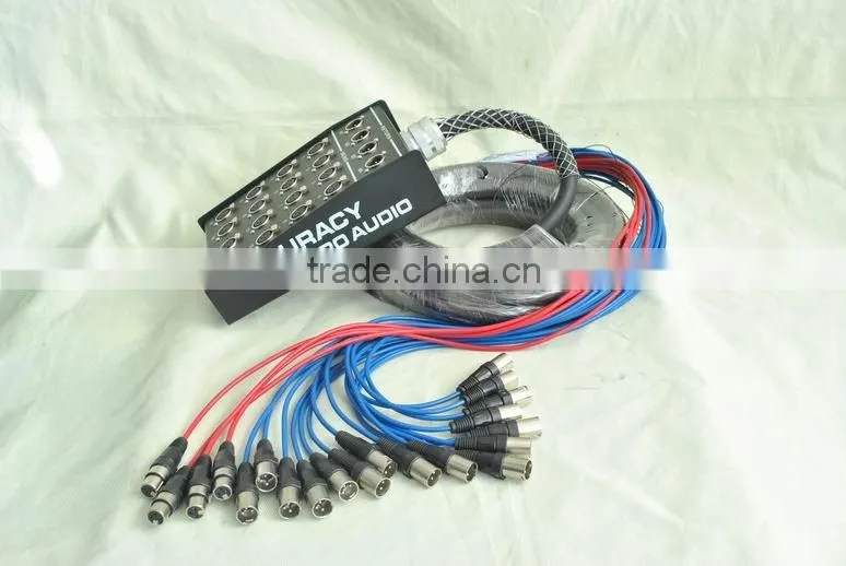 30 Meters 20 Channel Audio Snake Cable With Red And Blue Color Cable BS02Rb-1604X-30M