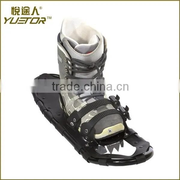 NEW and IMPROVED 2016 Model YUETOR All Terrain Adult Snowshoes with Poles and Carry Bag