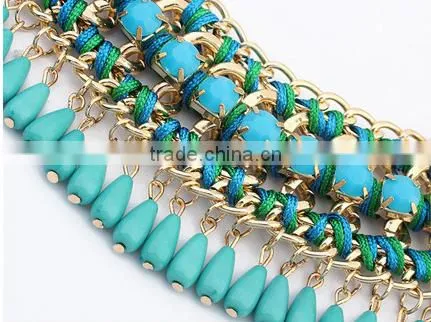 Fashion Necklaces 2016 Necklaces Jewelry Type Latest Design Beads Necklace Statement Necklaces
