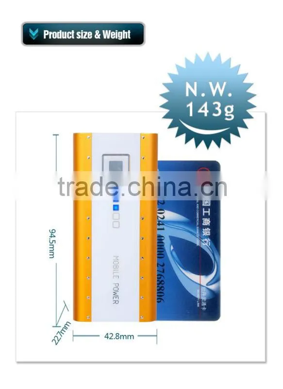 Hot! Recharger power bank MP010! 18650 Li-ion cell ! work for Smart phone/PSP/Camera/MP4/Other digital device