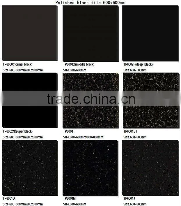 60x60 black and white tile
