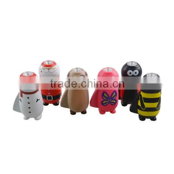 Hote Sales Animal Shape Torch Hand Crank Torch Light
