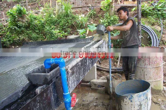 Iron ore separation shaking tables