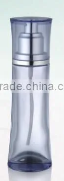 Cosmetic glass water mist spray bottle cosmetic container, high good quality spray pump bottle, waisted shape glass bottle