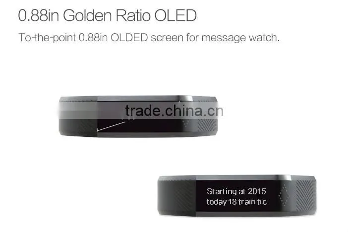 Hot selling! Vidonn X6 caller ID&SMS ios&android bluetooth 4.0 smart pedometer bracelet