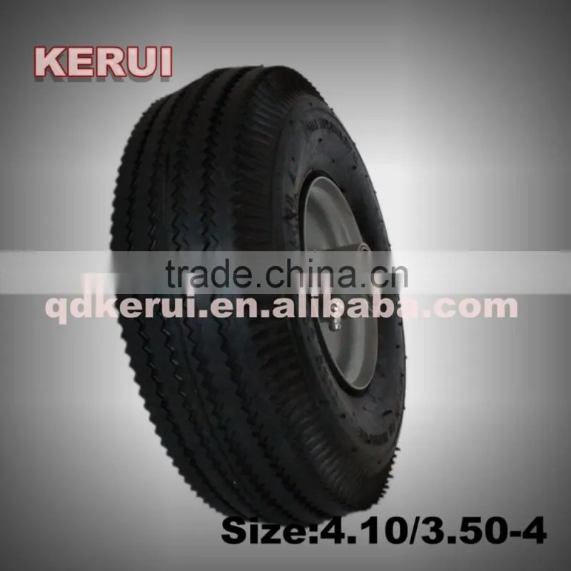 garden cart rubber wheel 4.10/3.50-4 rubber tire 3.50-4