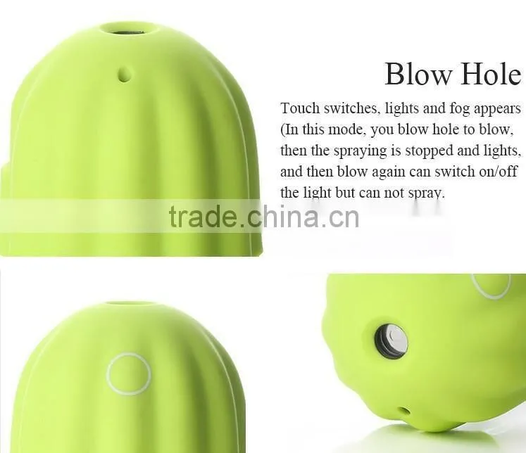 Mini Pumpkin Humidifier LED Nightlight Household Warm Mist Humidifier Office Car Air Diffuser Mist Maker