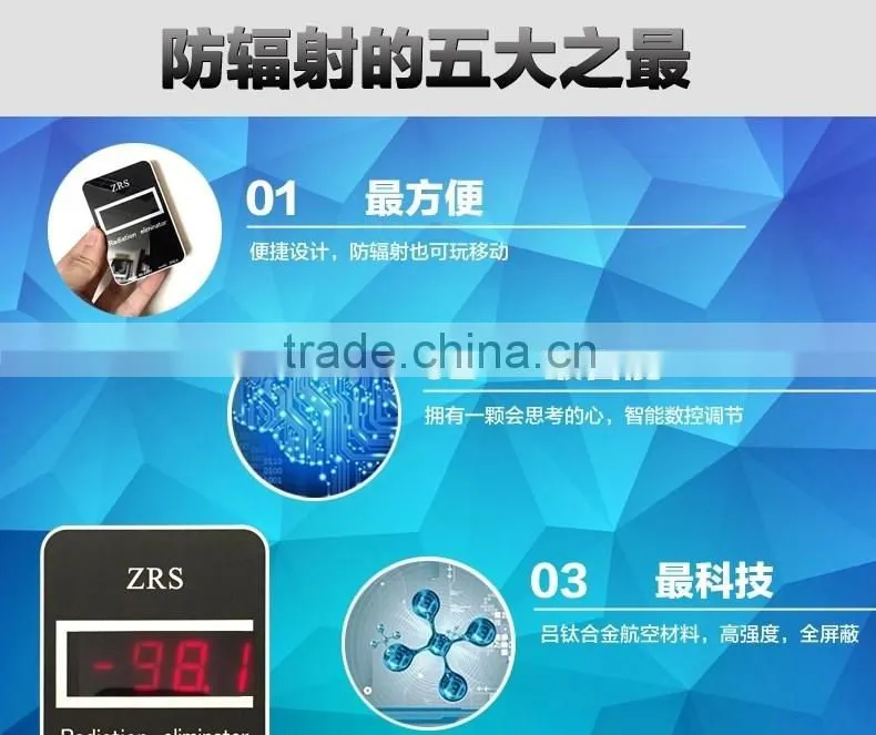 Hot selling electromagnetic portable radiation detector with low price