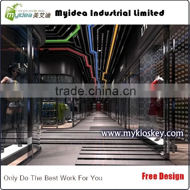 2014 most popular retail clothing store furniture /clothing shop interior design/clothes shop design