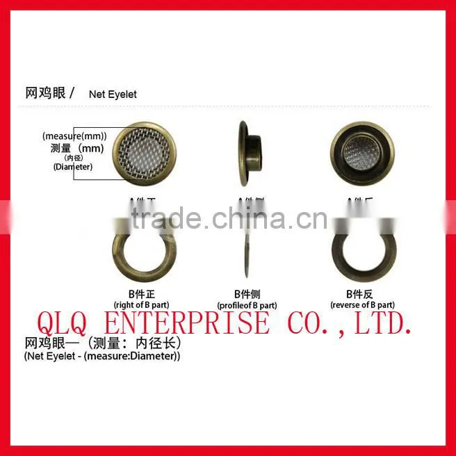 Metal Eyelet Button