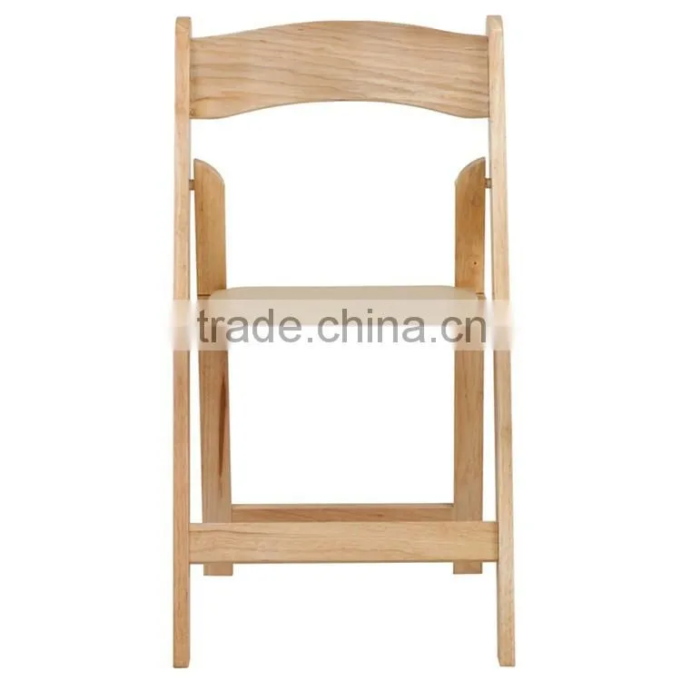 Natural color wedding chair folding chair beach chair