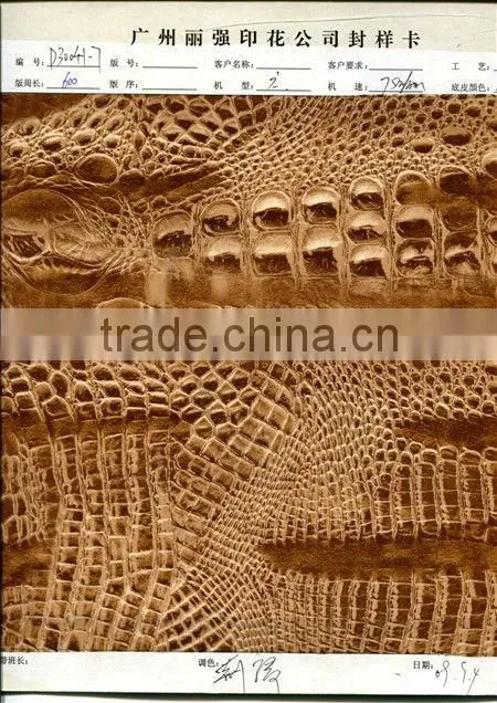 china 2013 crocodile pattern heat transfer film for textile